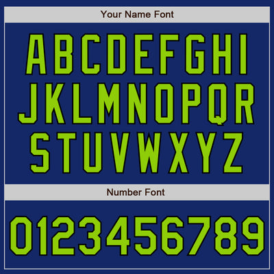 Custom Royal Neon Green-Black Authentic Raglan Sleeves Baseball Jersey