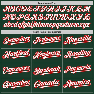 Custom Green White-Red Authentic Raglan Sleeves Baseball Jersey