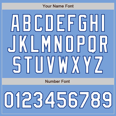 Custom Light Blue White-Royal Authentic Raglan Sleeves Baseball Jersey