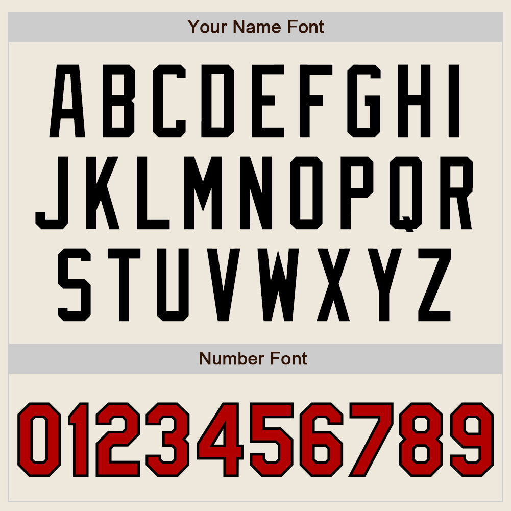 Custom Cream Red-Black Authentic Raglan Sleeves Baseball Jersey