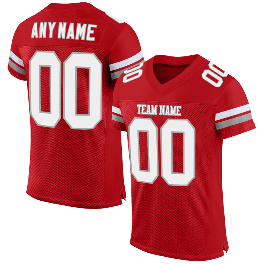  Custom Hockey City Skyline Football Jersey Unique Design  Uniform for Men Women Youth Personalized Name Number Fans Gifts Beige Red :  Sports & Outdoors