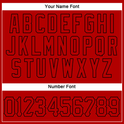 Custom Red Red-Black Authentic Sleeveless Baseball Jersey