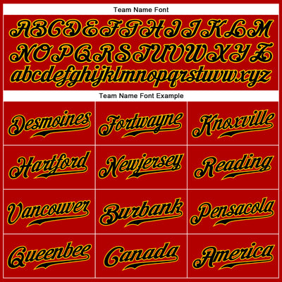 Custom Red Black-Gold Authentic Sleeveless Baseball Jersey