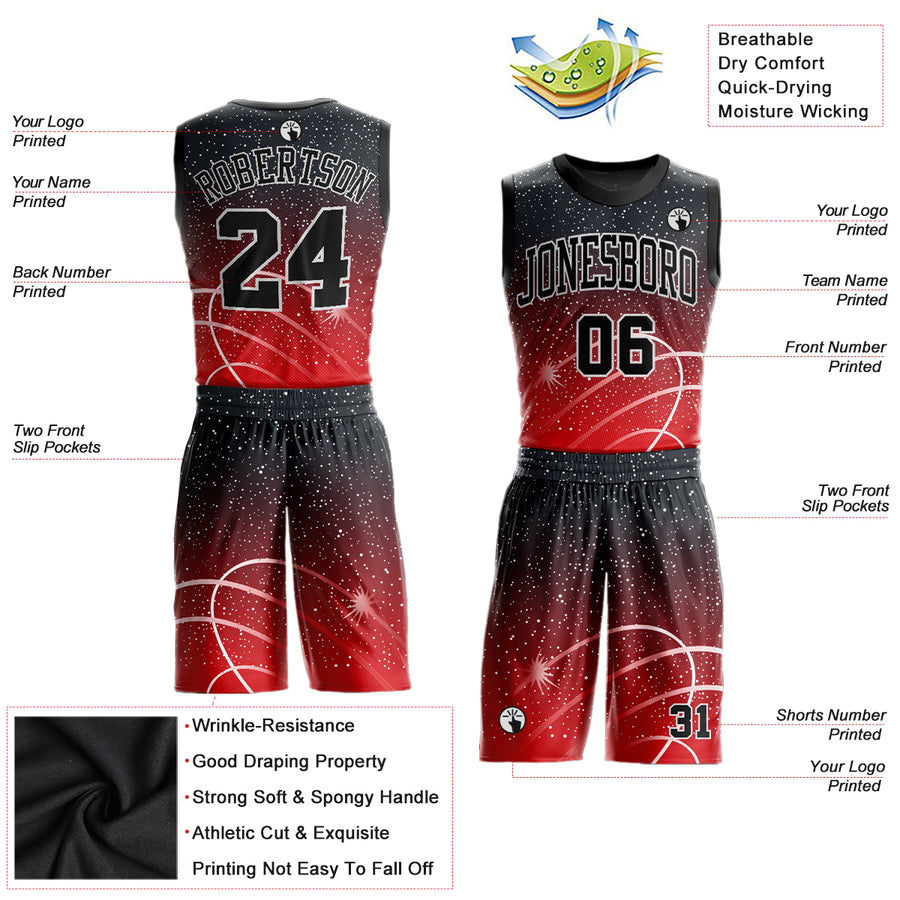 Custom Basketball Jerseys  Personalized Basketball Jersey Maker Tagged Red  - FansIdea