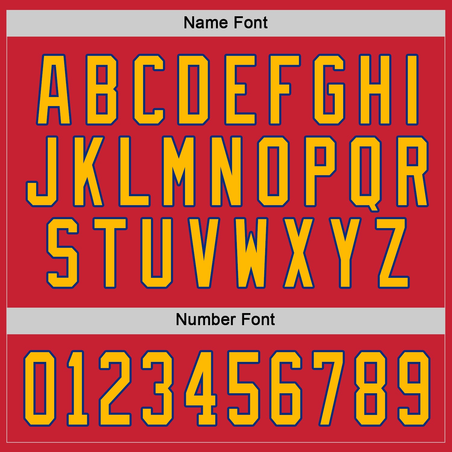 Custom Red Gold-Royal Hockey Jersey