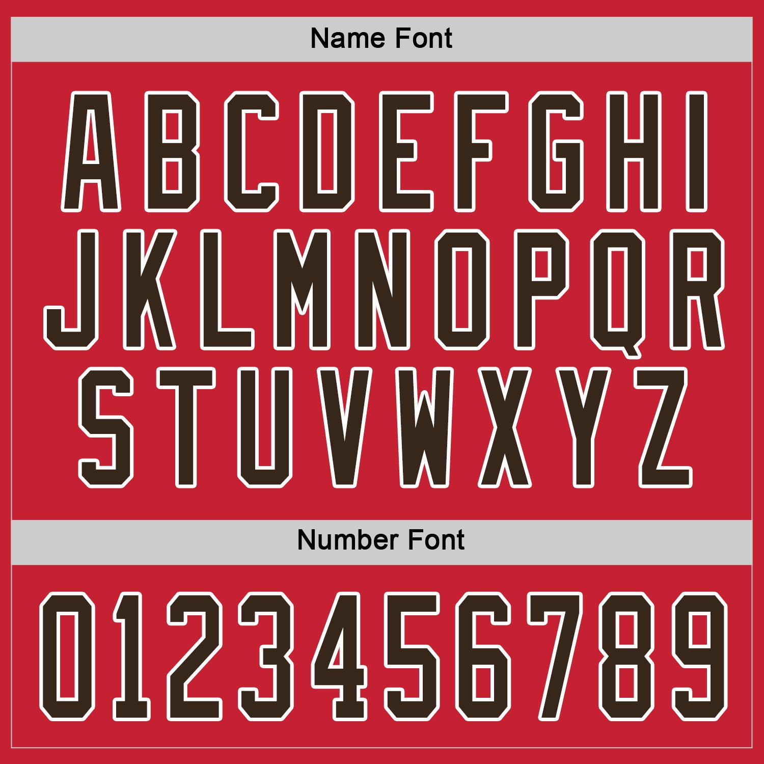 Custom Red Brown-White Hockey Jersey