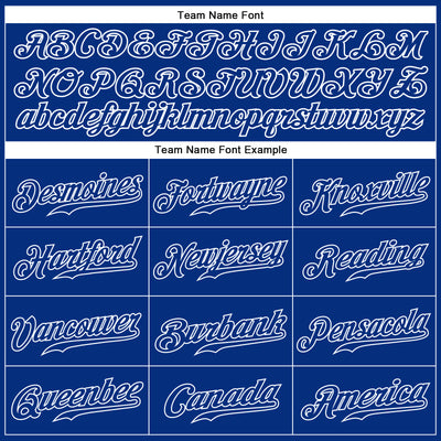 Custom Royal Royal-White Authentic Sleeveless Baseball Jersey