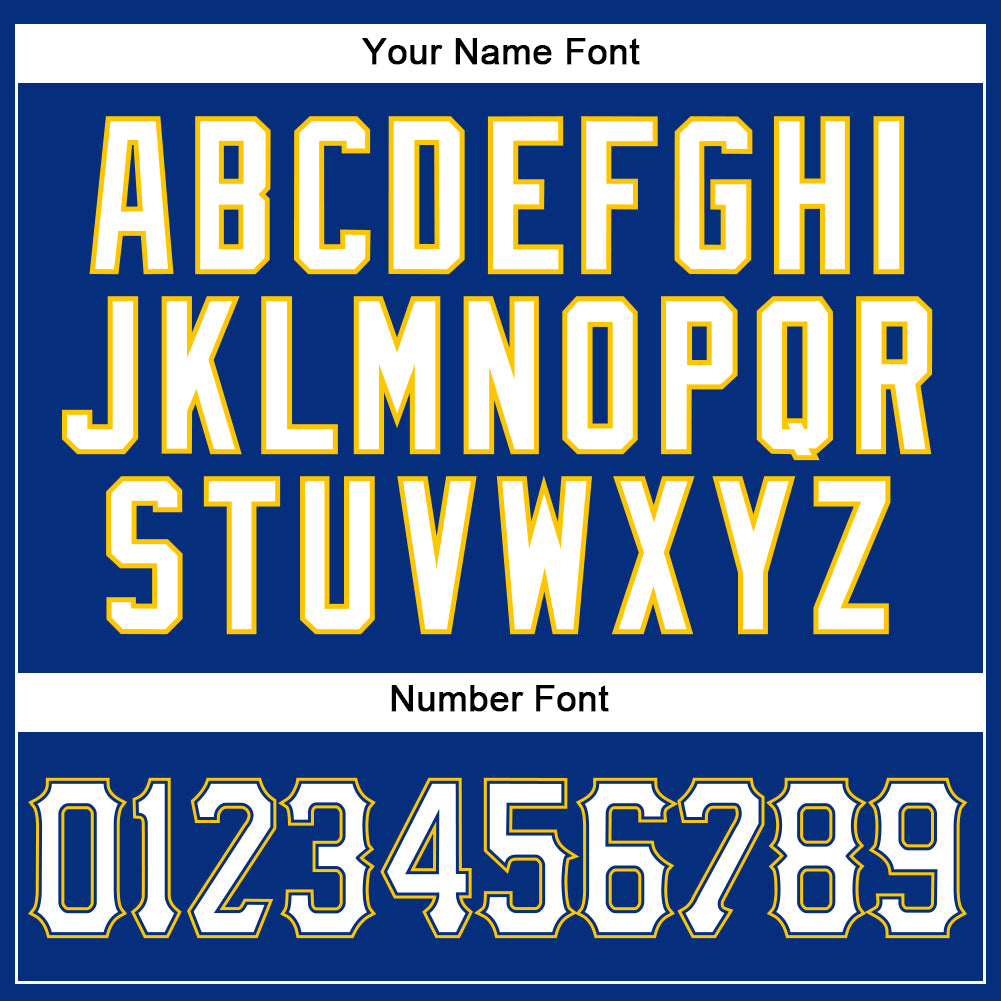 Custom Royal White-Gold Authentic Sleeveless Baseball Jersey