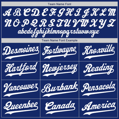 Custom Royal White Authentic Baseball Jersey