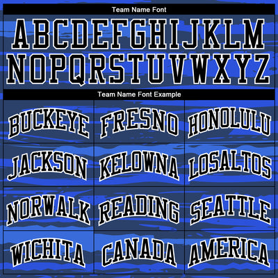 Custom Royal Black-White Round Neck Sublimation Basketball Suit Jersey