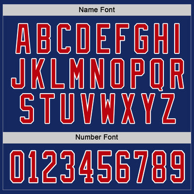 Custom Royal Red-White Hockey Jersey