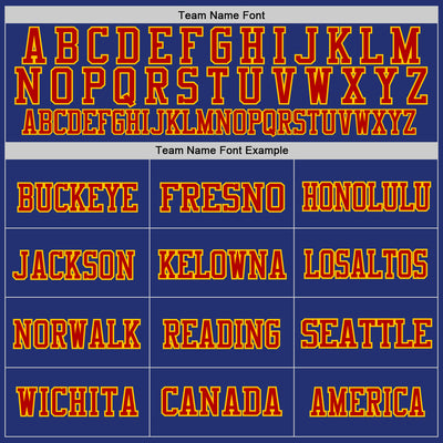 Custom Royal Red-Yellow Mesh Authentic Football Jersey