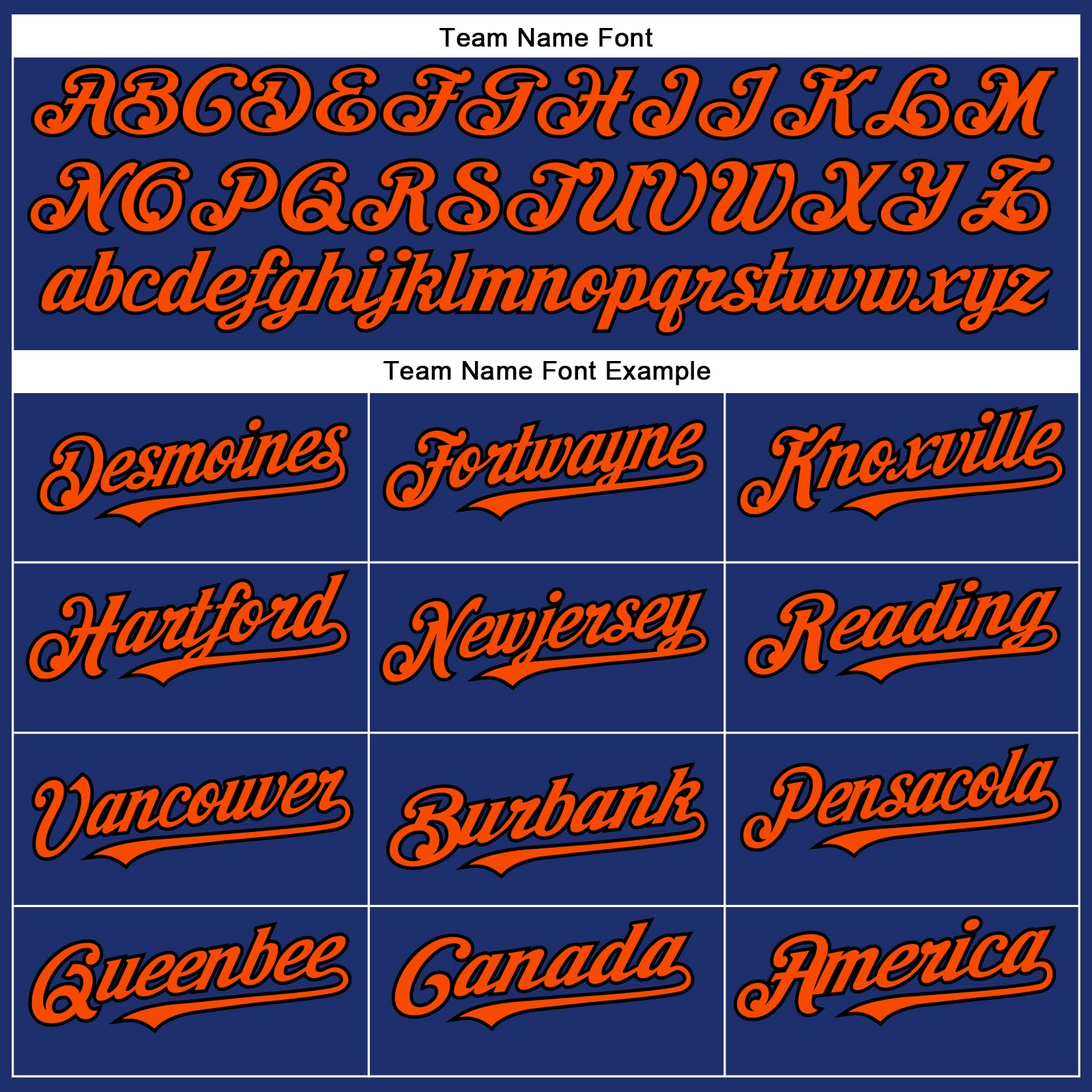 Custom Royal Orange-Black Authentic Baseball Jersey