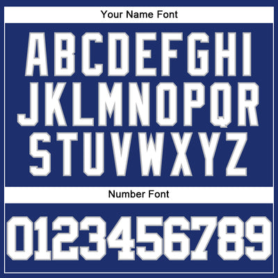 Custom Royal White-Gray Authentic Baseball Jersey