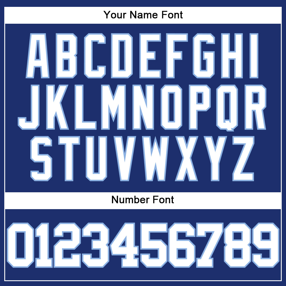 Custom Royal White-Light Blue Authentic Baseball Jersey