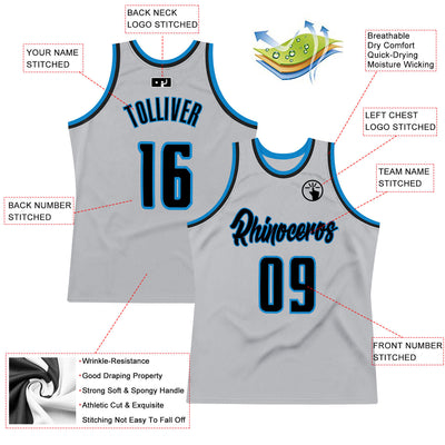 FANSIDEA Custom Blue Camo-Navy Authentic Throwback Basketball Jersey Men's Size:L