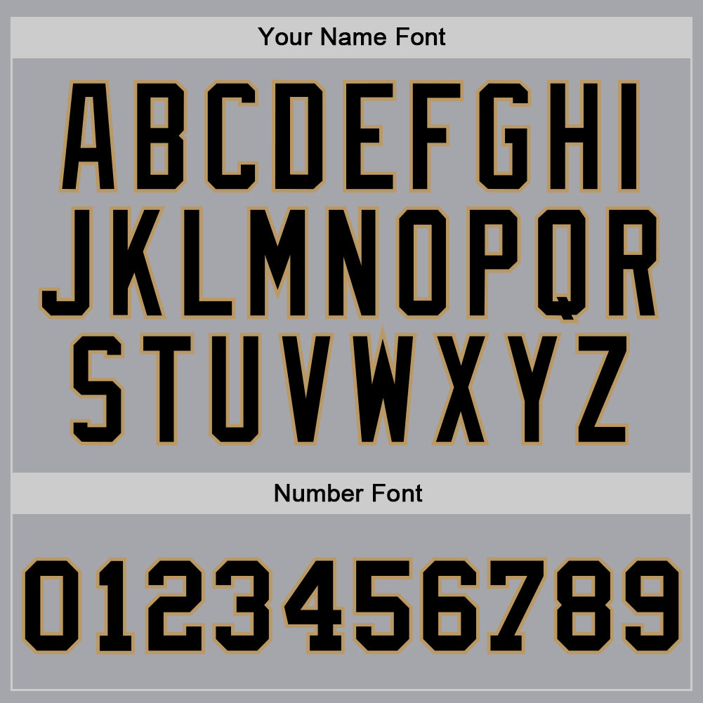 Custom Gray Black-Old Gold Authentic Throwback Basketball Jersey