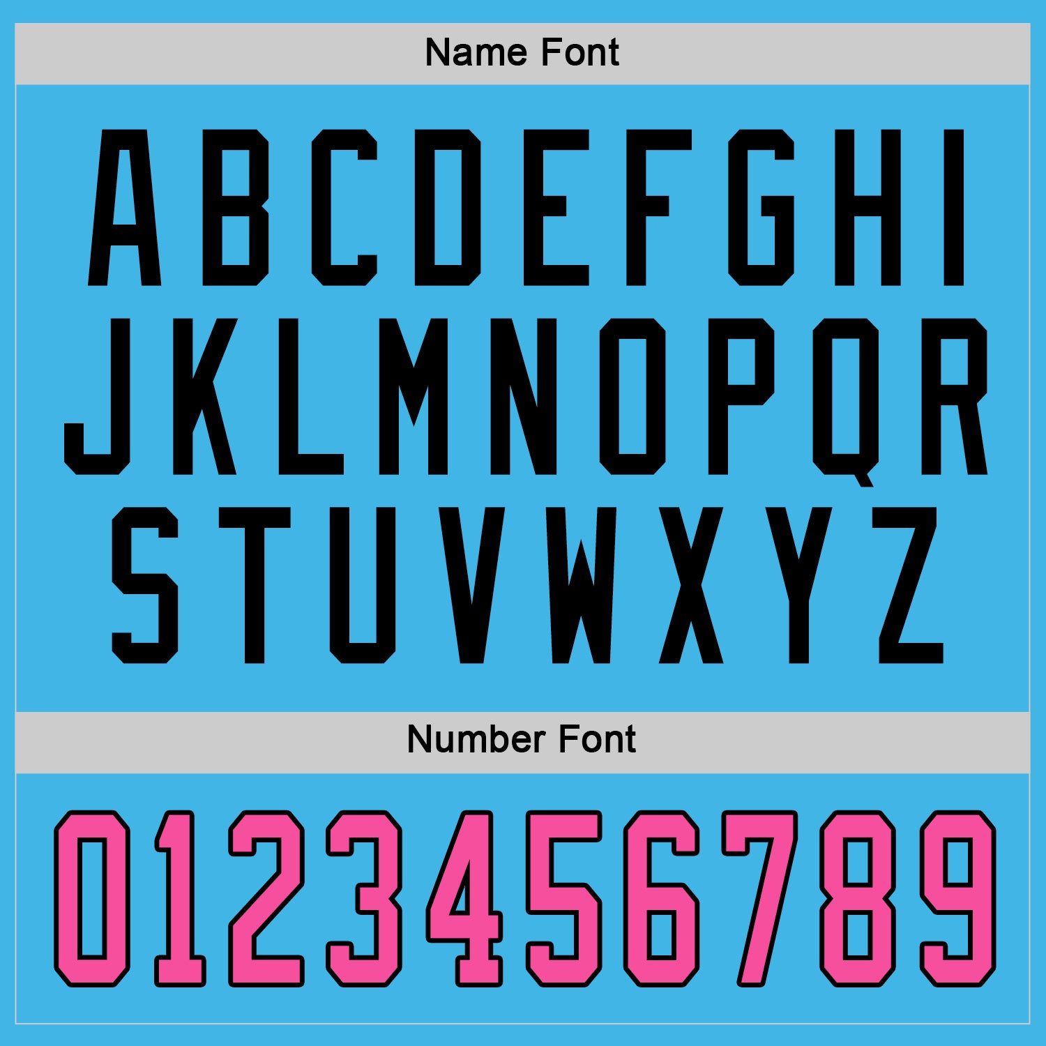 Custom Sky Blue Pink-Black Hockey Jersey