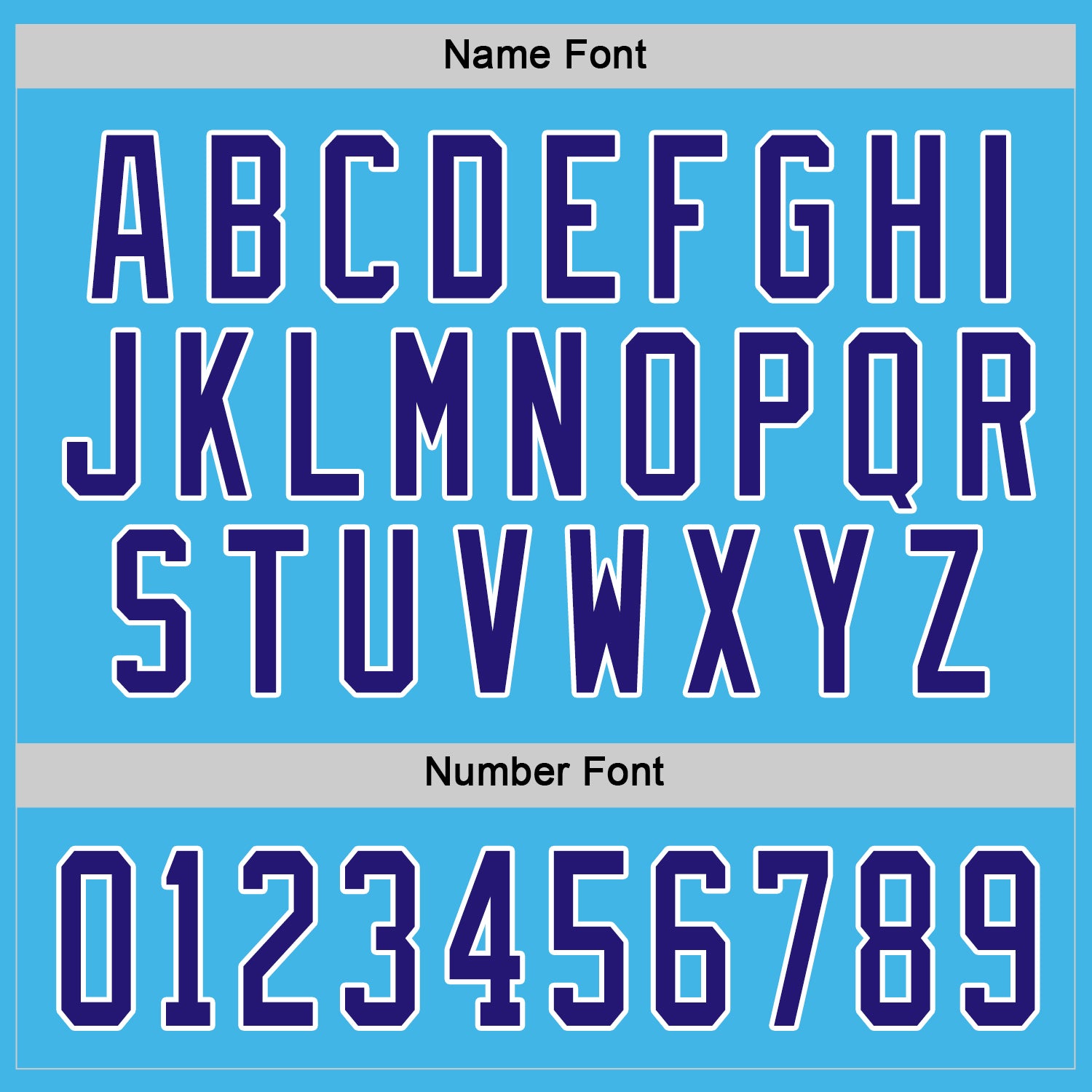 Custom Sky Blue Dark Purple-White Hockey Jersey