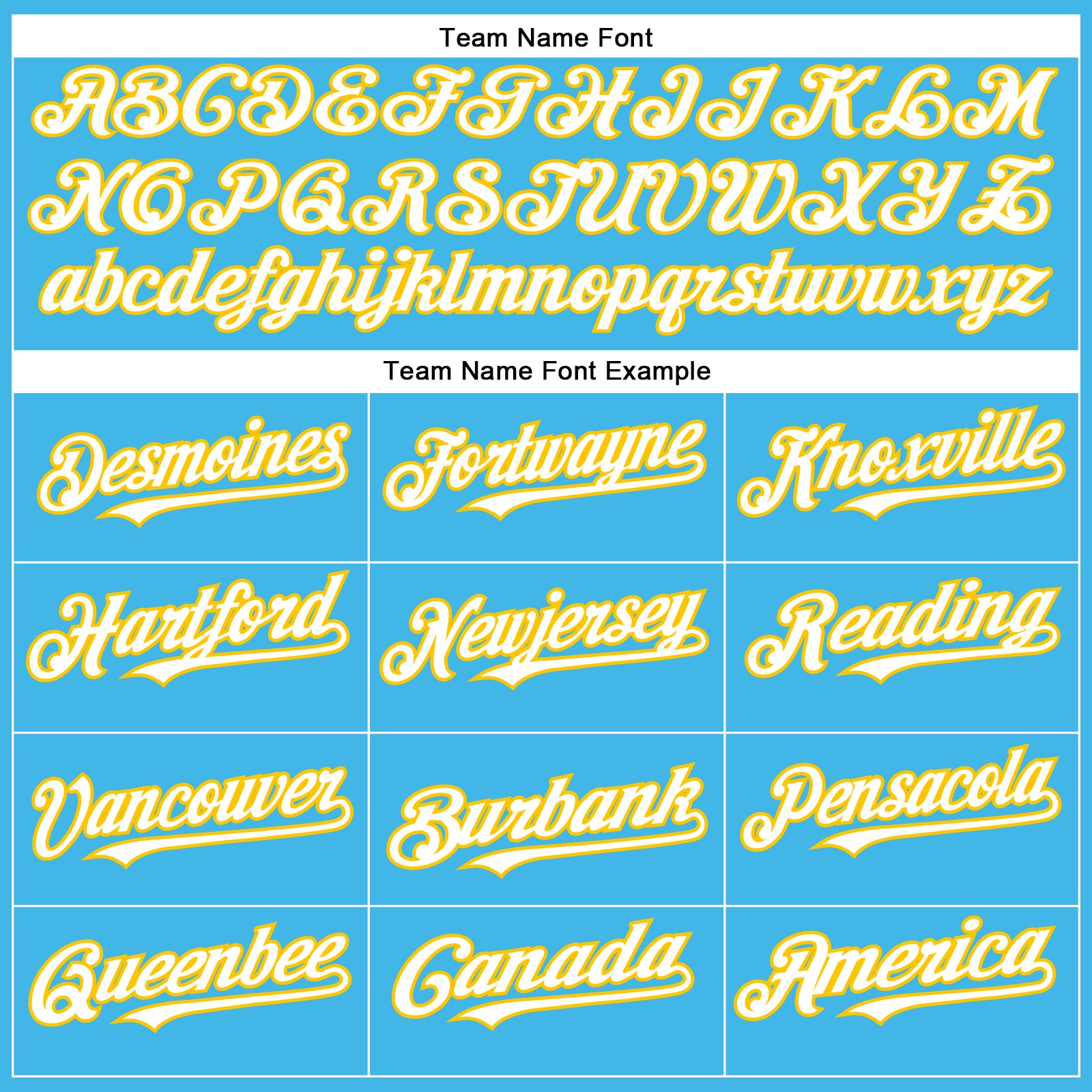 Custom Sky Blue White-Yellow Authentic Baseball Jersey