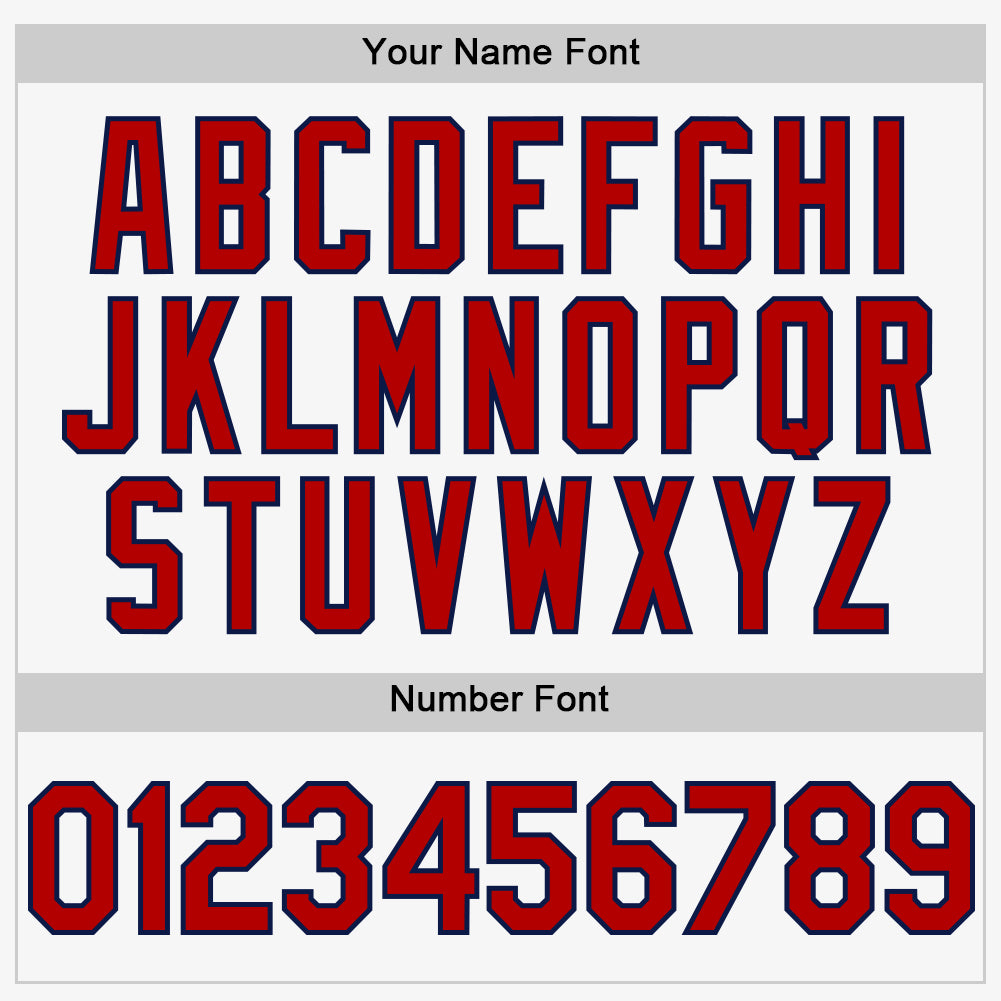 Custom White Red-Navy Authentic Sleeveless Baseball Jersey