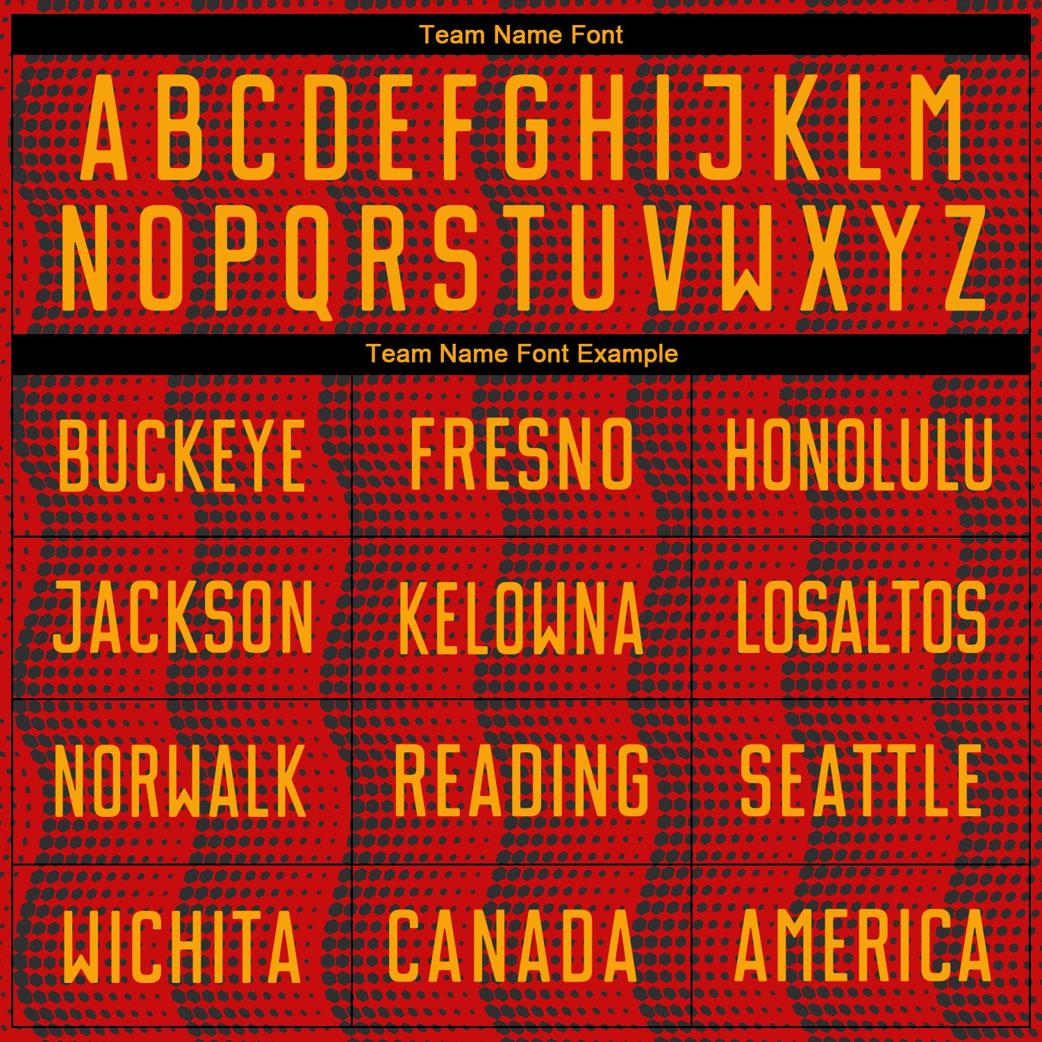 Custom Red Gold Sublimation Soccer Uniform Jersey