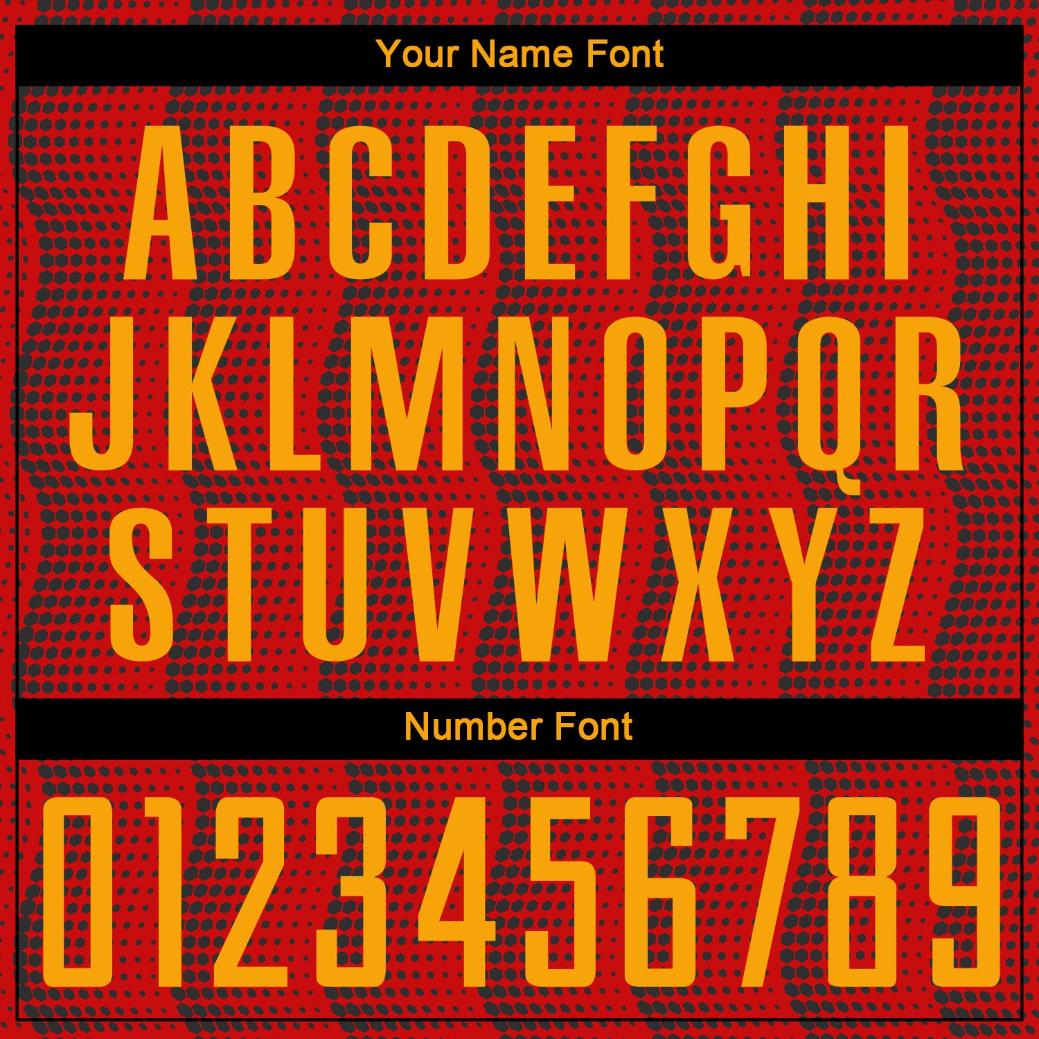 Custom Red Gold Sublimation Soccer Uniform Jersey