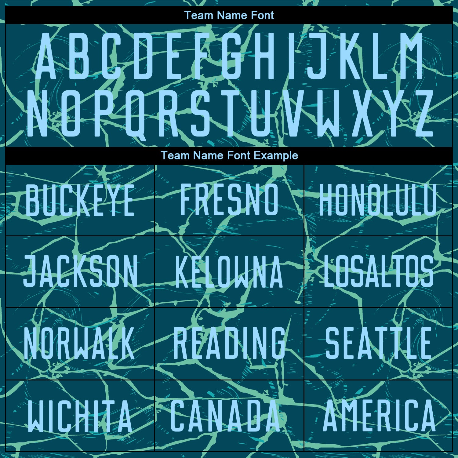 Custom Teal Light Blue-Black Sublimation Soccer Uniform Jersey