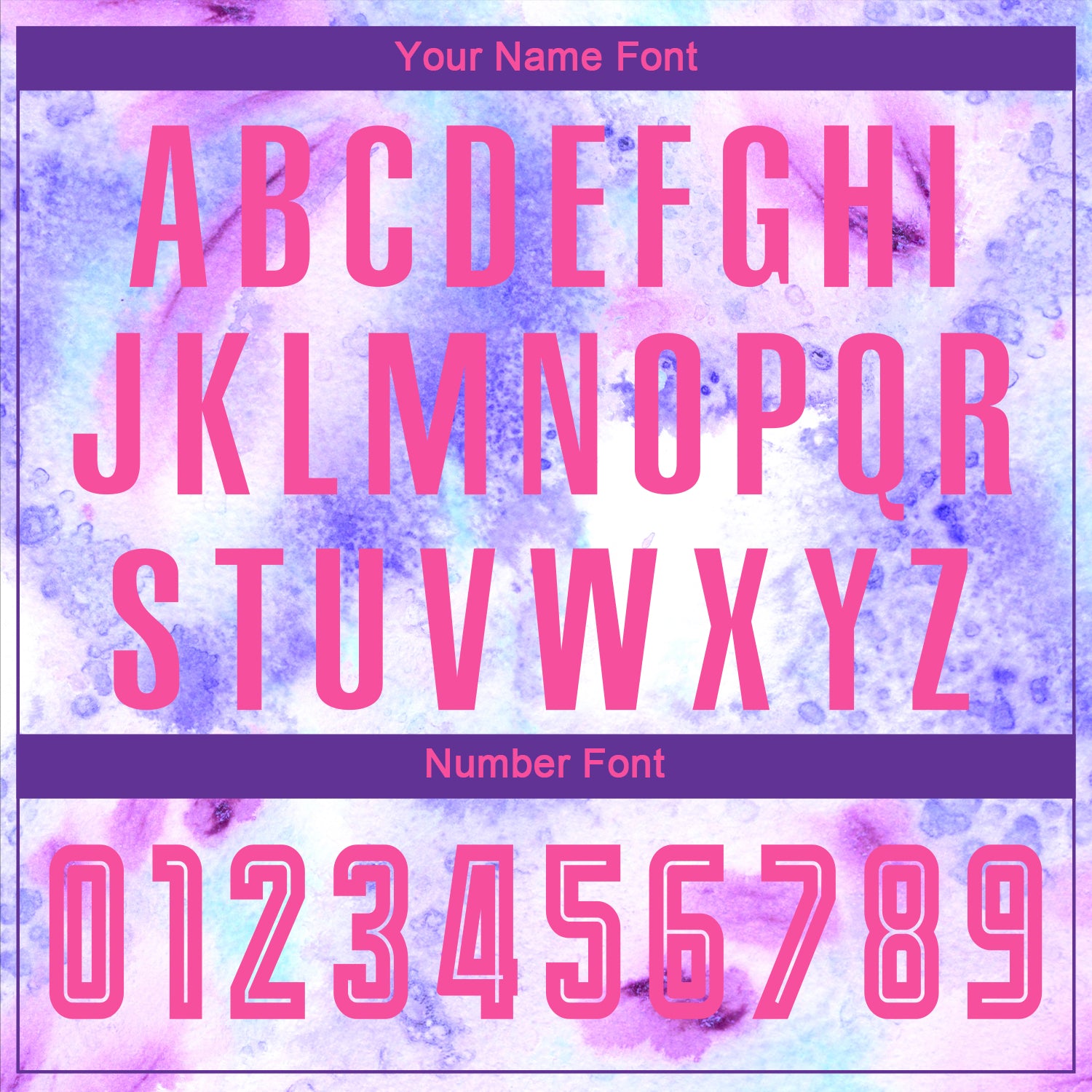 Custom Tie Dye Pink-Purple Sublimation Soccer Uniform Jersey