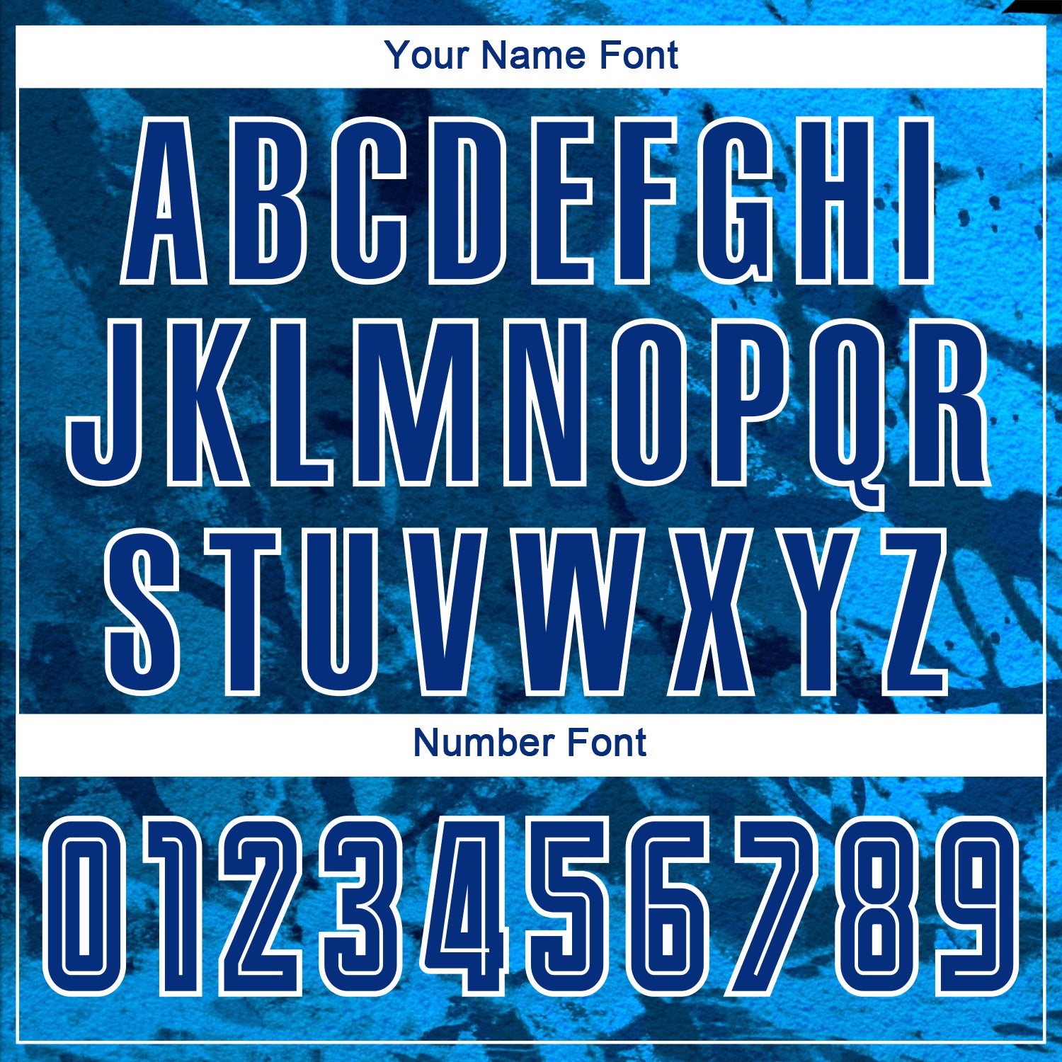 Custom Tie Dye Royal-White Sublimation Soccer Uniform Jersey