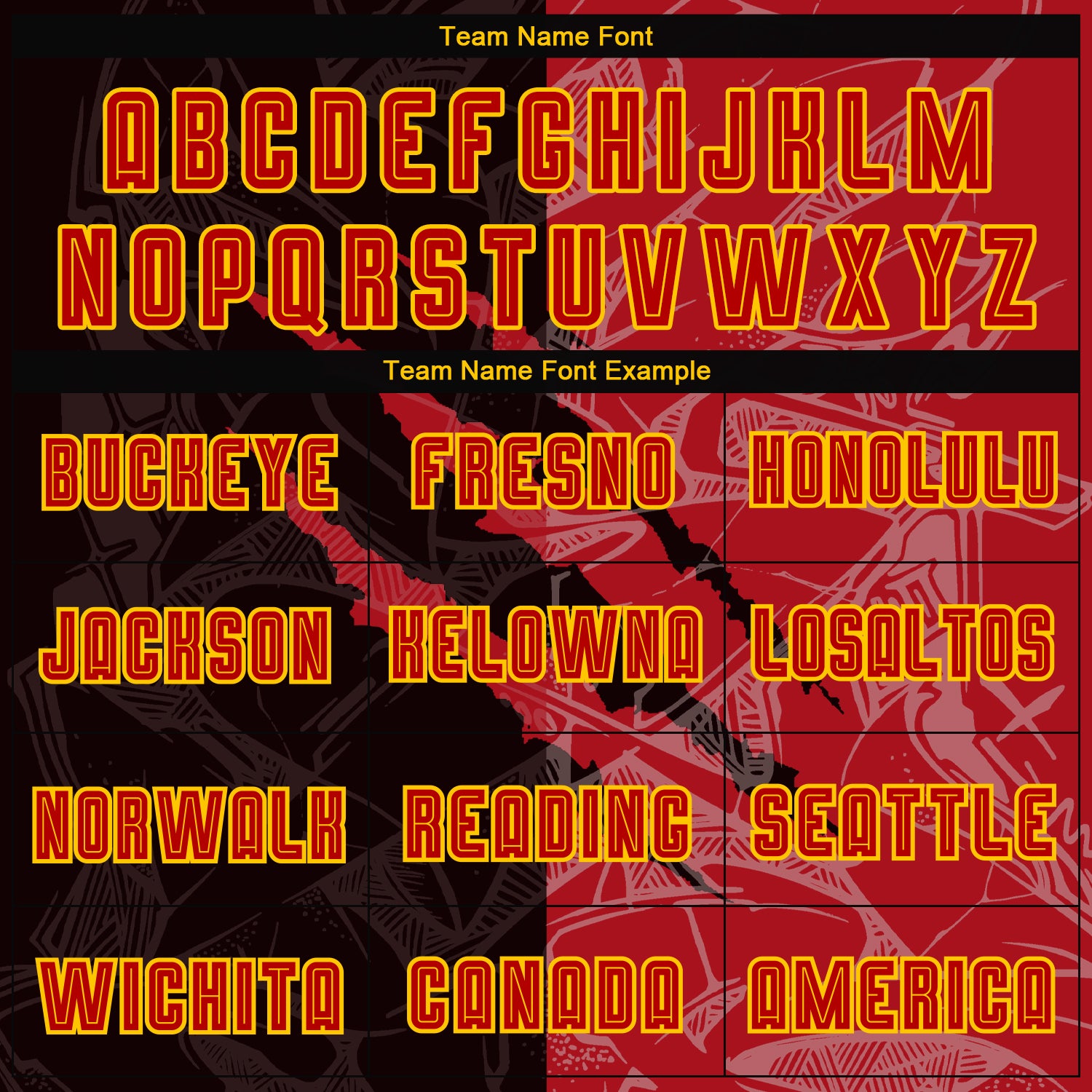 Custom Graffiti Pattern Red-Gold Scratch Sublimation Soccer Uniform Jersey