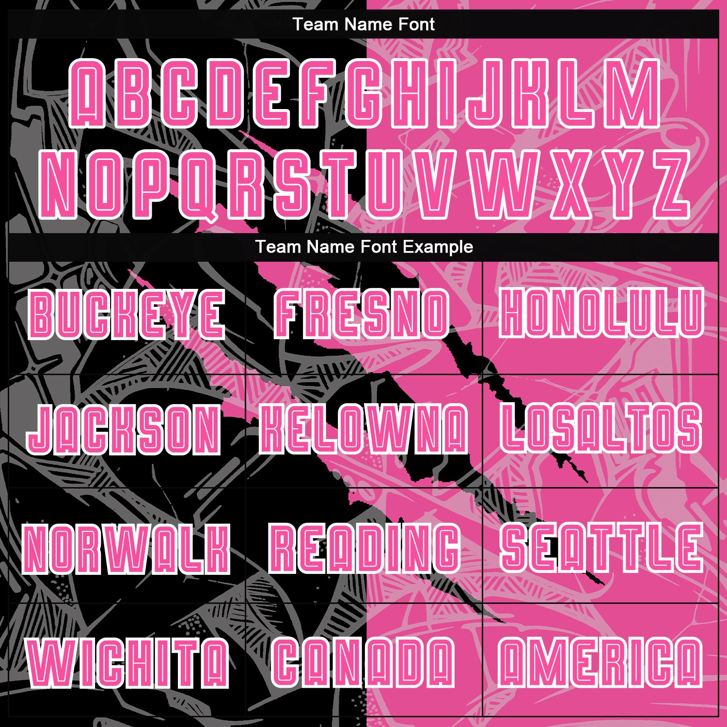 Custom Graffiti Pattern Pink Black-White Scratch Sublimation Soccer Uniform Jersey