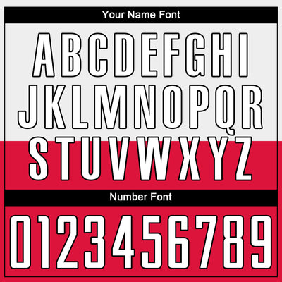 Custom Red White-Black Sublimation Polish Flag Soccer Uniform Jersey