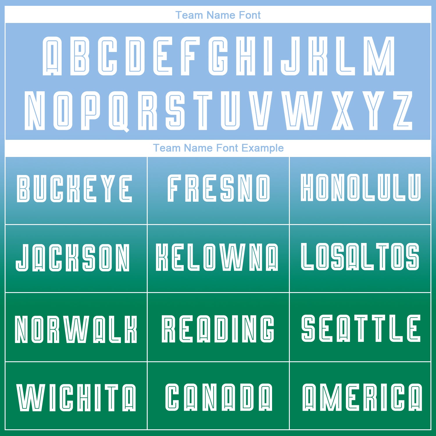 Custom Light Blue White-Kelly Green Sublimation Long Sleeve Fade Fashion Soccer Uniform Jersey