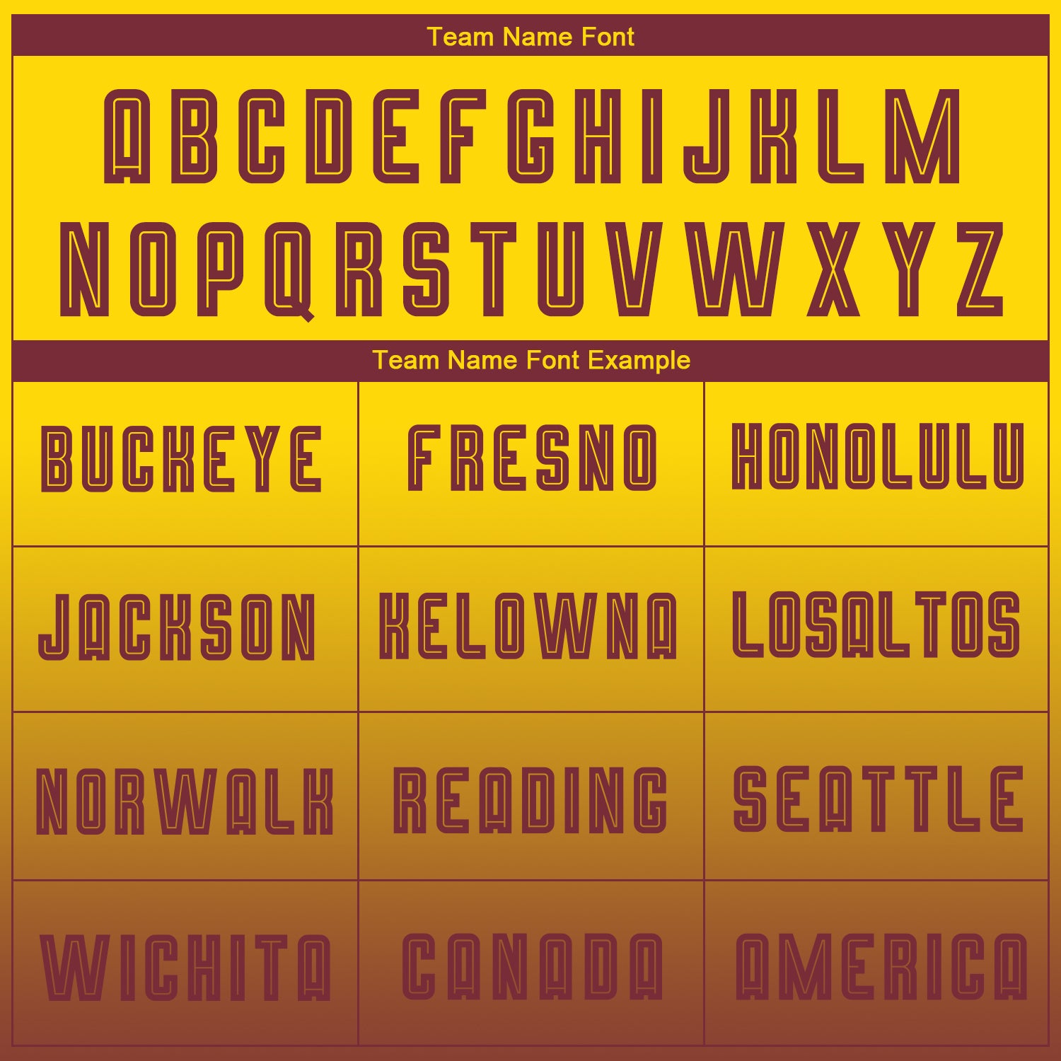 Custom Gold Burgundy Sublimation Long Sleeve Fade Fashion Soccer Uniform Jersey