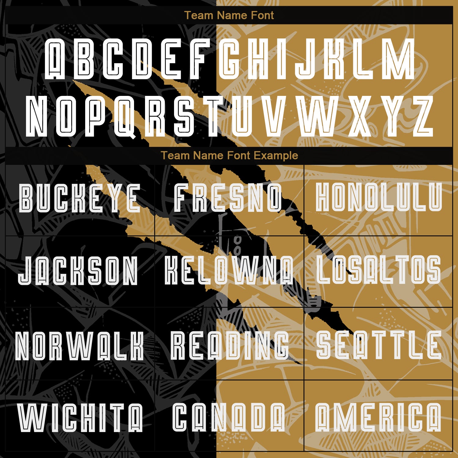 Custom Graffiti Pattern White Black-Old Gold Scratch Sublimation Soccer Uniform Jersey