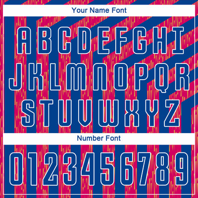 Custom Red Royal-White Sublimation Soccer Uniform Jersey