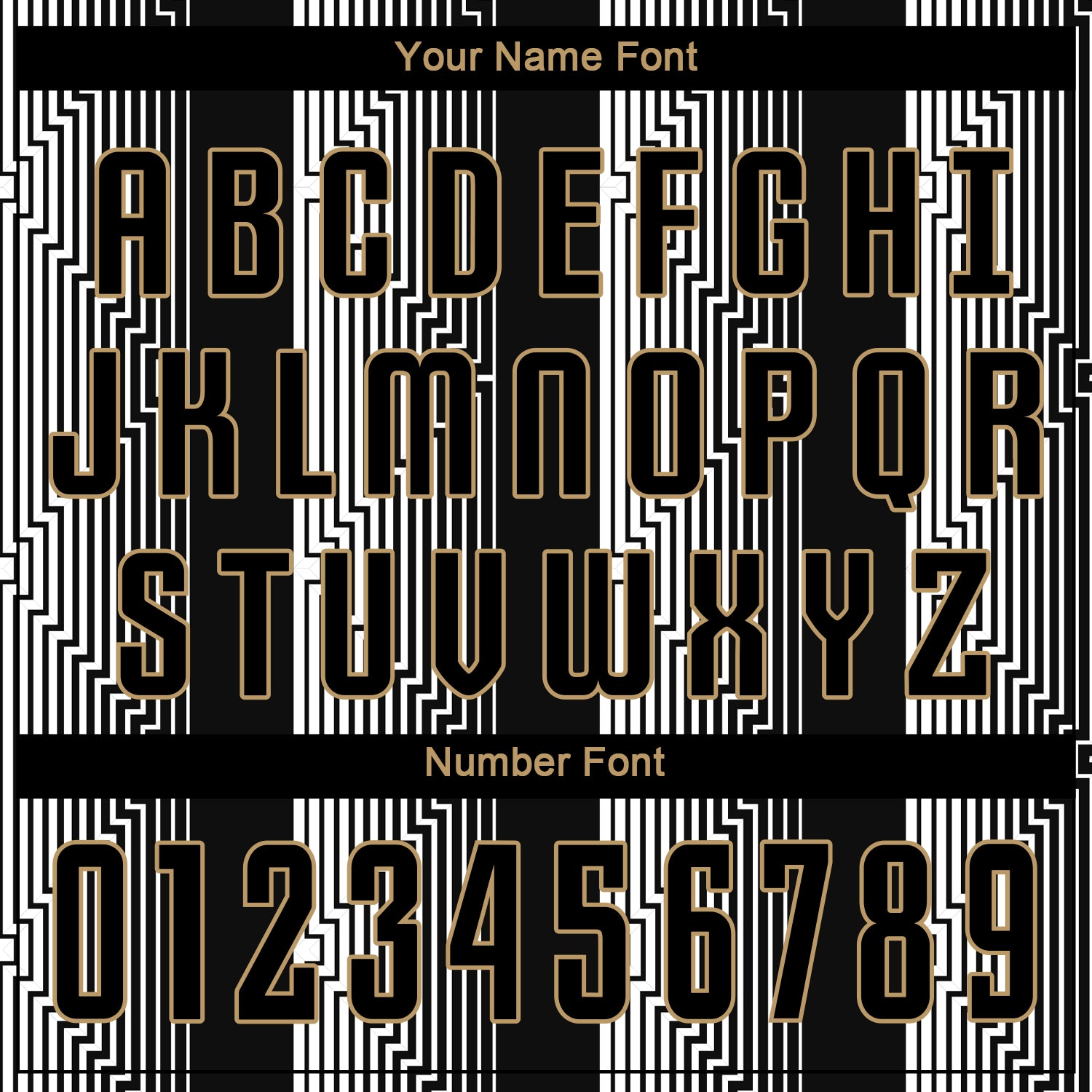 Custom Black Black-Old Gold Sublimation Soccer Uniform Jersey