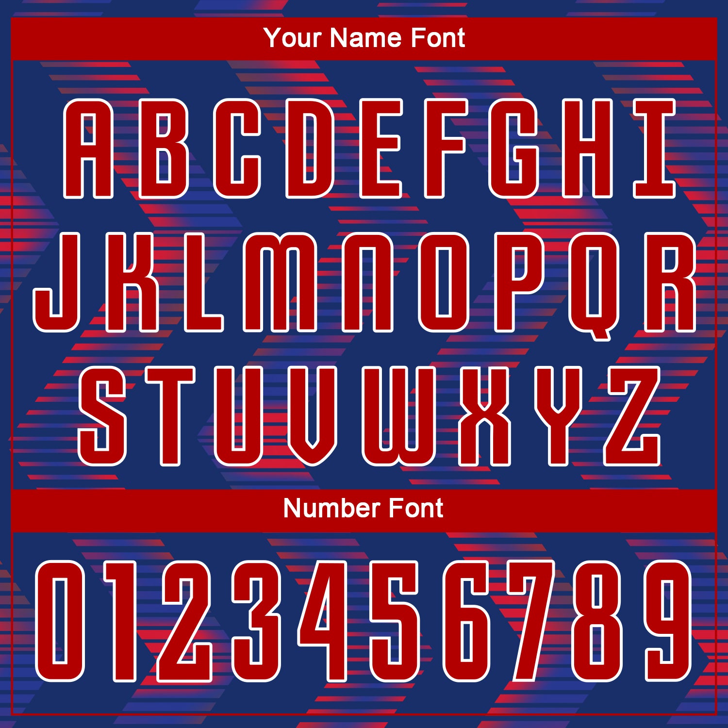 Custom Navy Red-White Sublimation Soccer Uniform Jersey