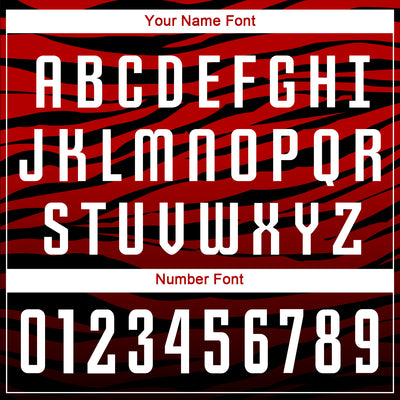 Custom Black White-Red Sublimation Soccer Uniform Jersey