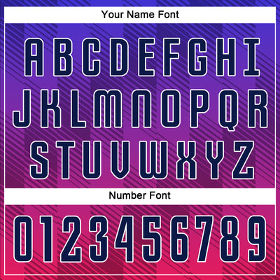 Custom Royal Navy-Hot Pink Sublimation Soccer Uniform Jersey