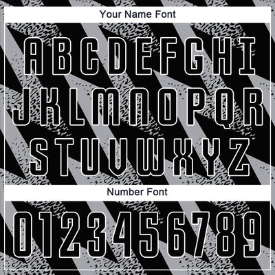 Custom Gray Black-White Sublimation Soccer Uniform Jersey