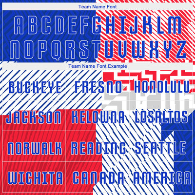 Custom Royal Royal-Red Sublimation Soccer Uniform Jersey