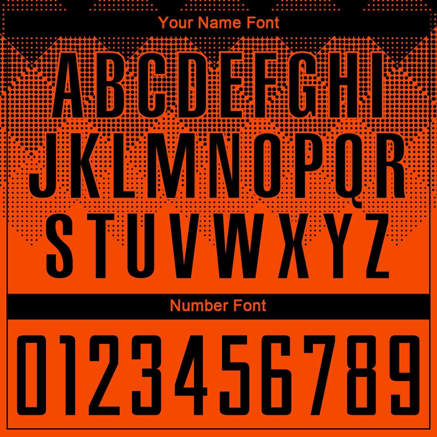 Custom Orange Black Gradient Square Shape Sublimation Soccer Uniform Jersey