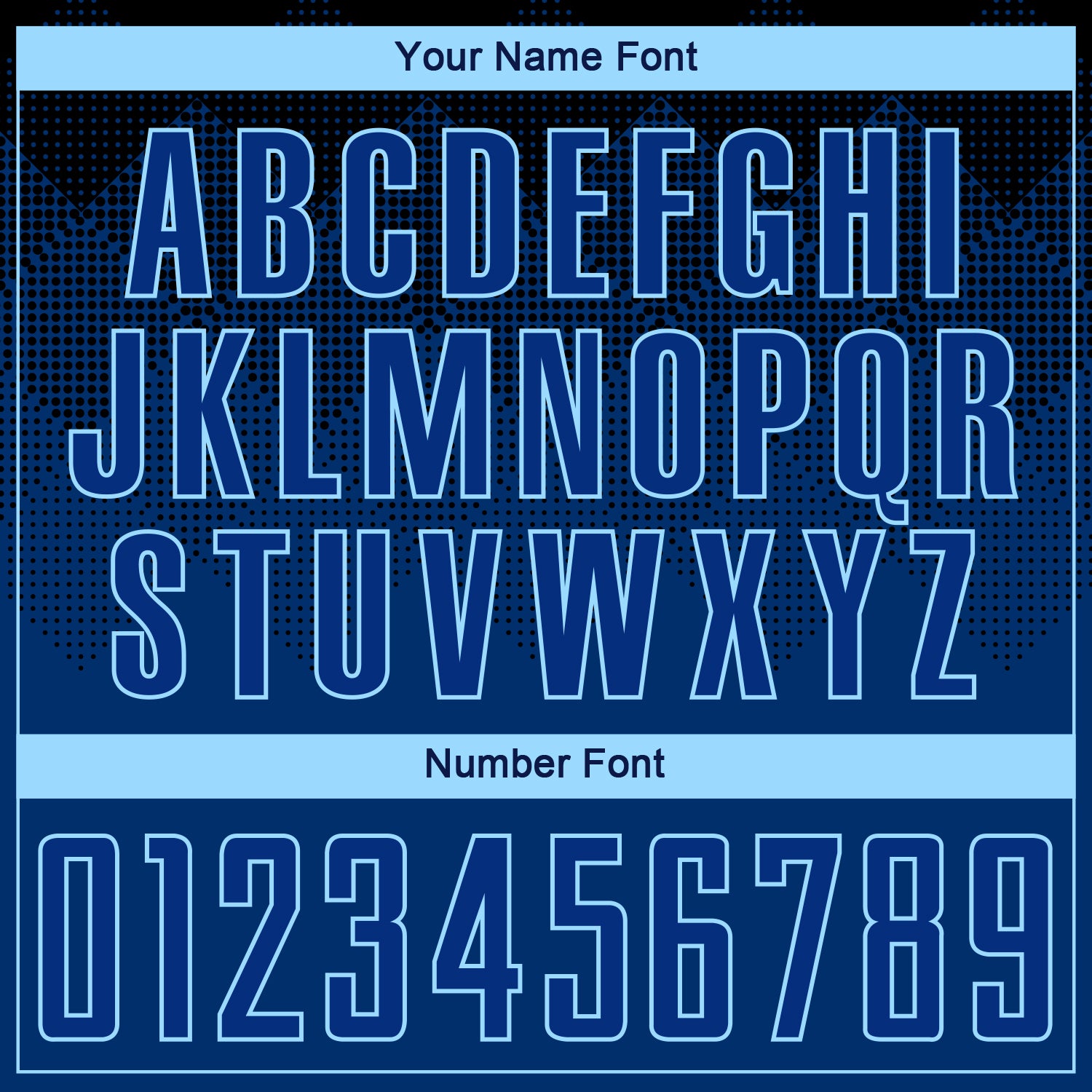 Custom Black US Navy Blue-Light Blue Sublimation Soccer Uniform Jersey