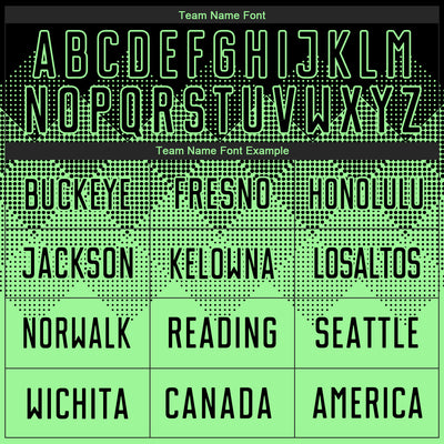 Custom Pea Green Black Sublimation Soccer Uniform Jersey