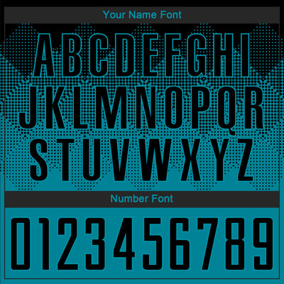 Custom Teal Black Sublimation Soccer Uniform Jersey