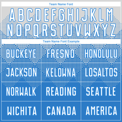 Custom Powder Blue White Sublimation Soccer Uniform Jersey