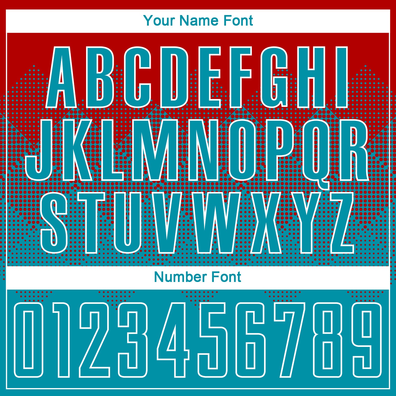 Custom Red Teal-White Sublimation Soccer Uniform Jersey