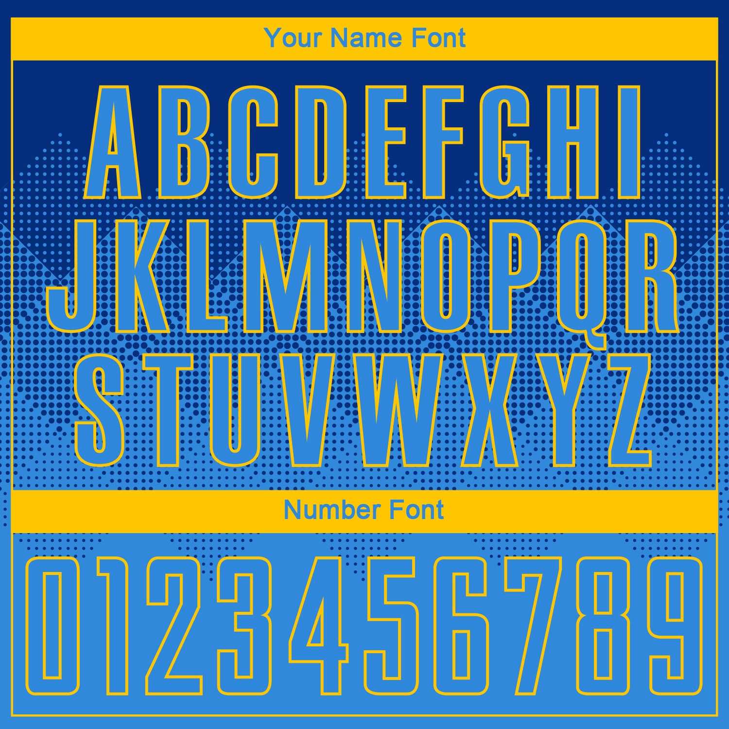 Custom Royal Powder Blue-Gold Sublimation Soccer Uniform Jersey